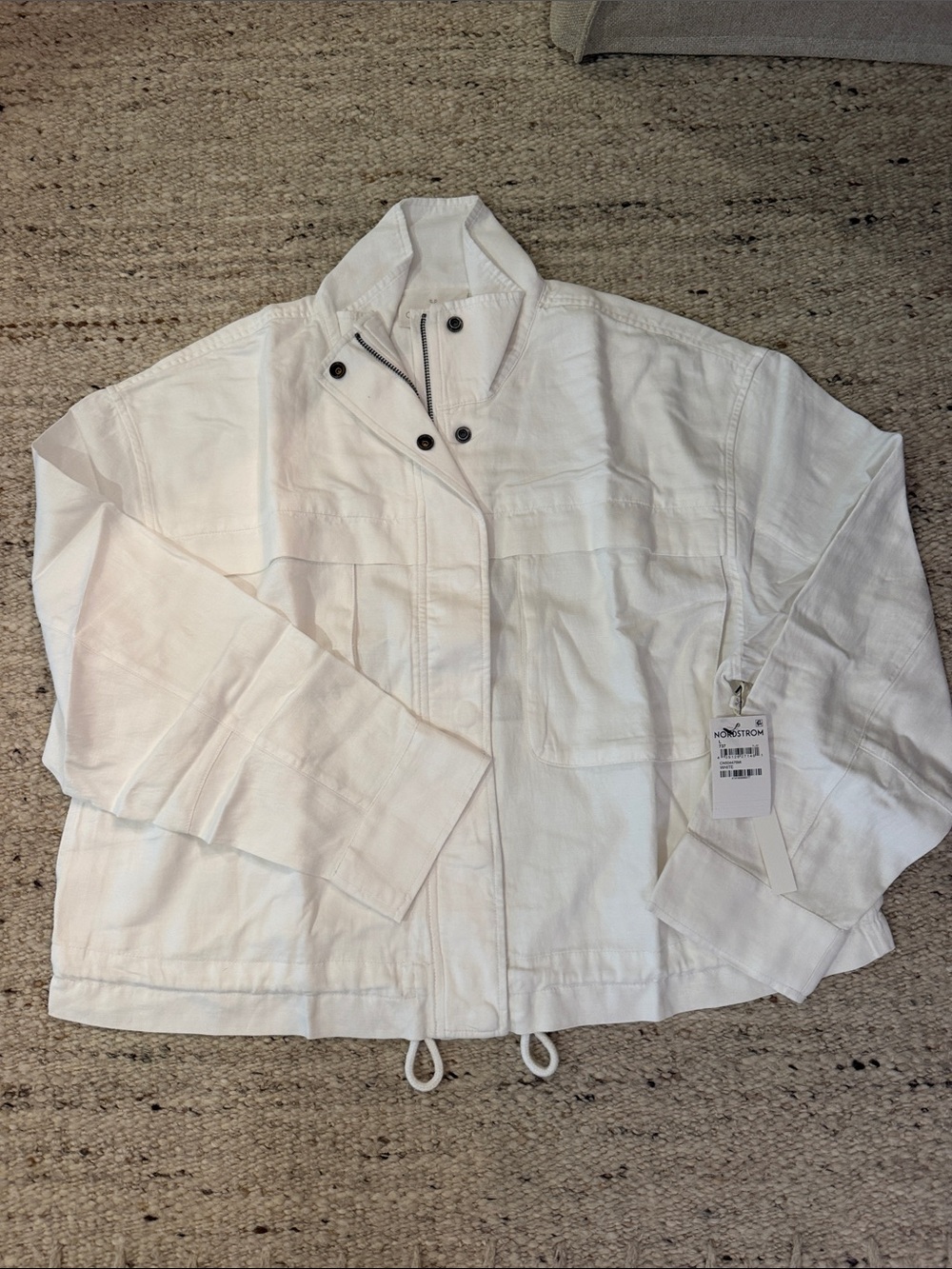 Caslon White Utility Jacket